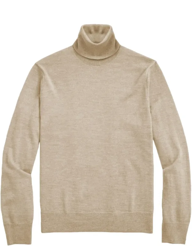 Solid Turtleneck Sweater