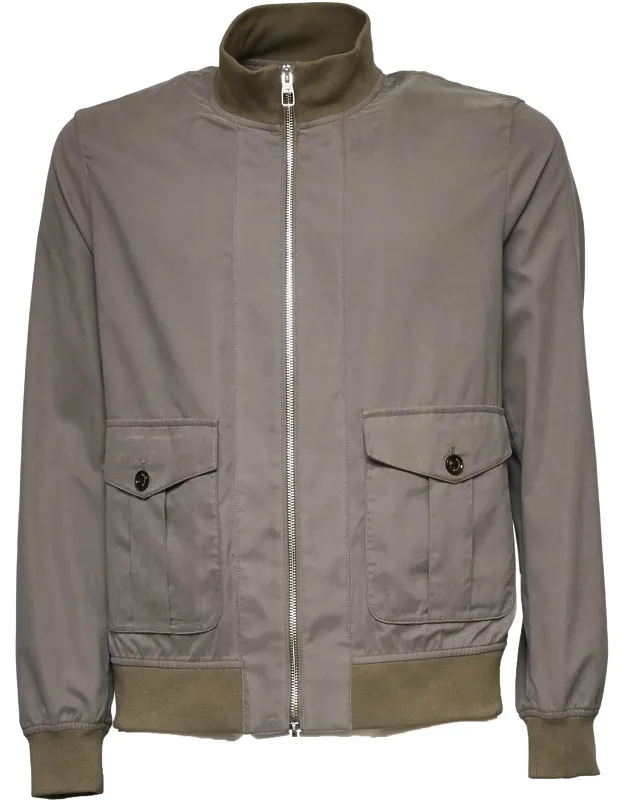 Zipped Bomber Jacket