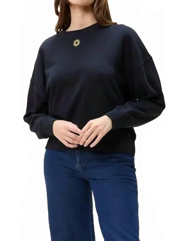 Anaia Crew Neck Long Sleeve Sweatshirt