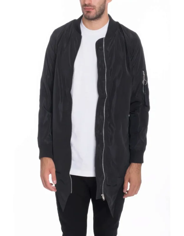 Casual Windbreaker Satin Jacket