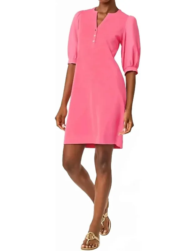 V Neck Mini Dress