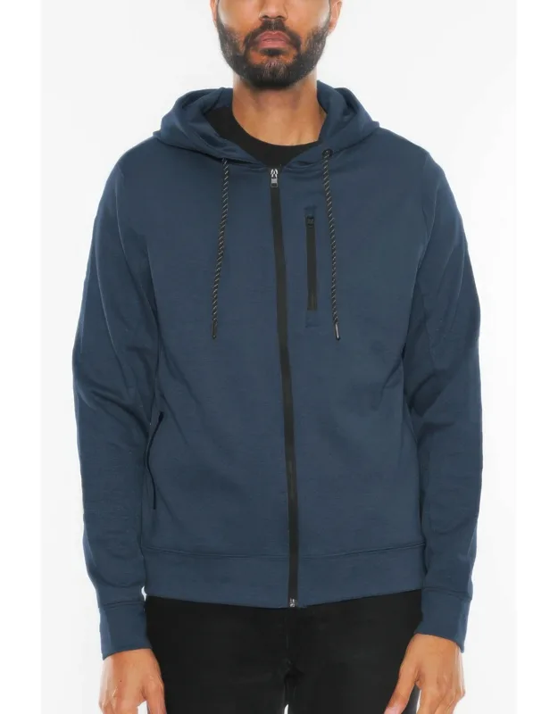 Heathered Zip Up Jacket