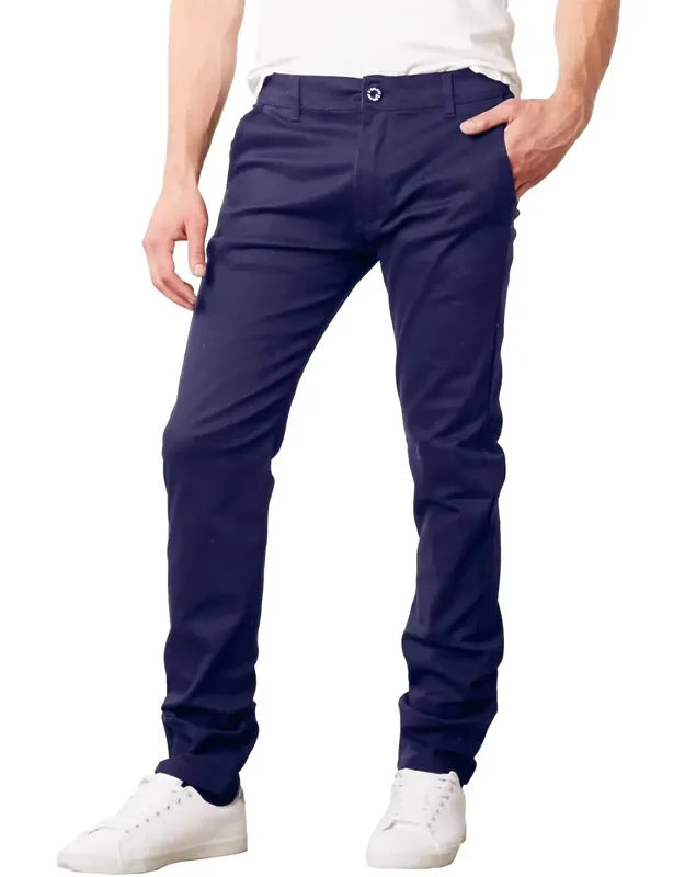 Slim Fit Stretch Cotton Chino Pants