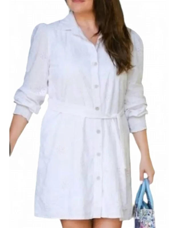 Button-front Shirt Dress