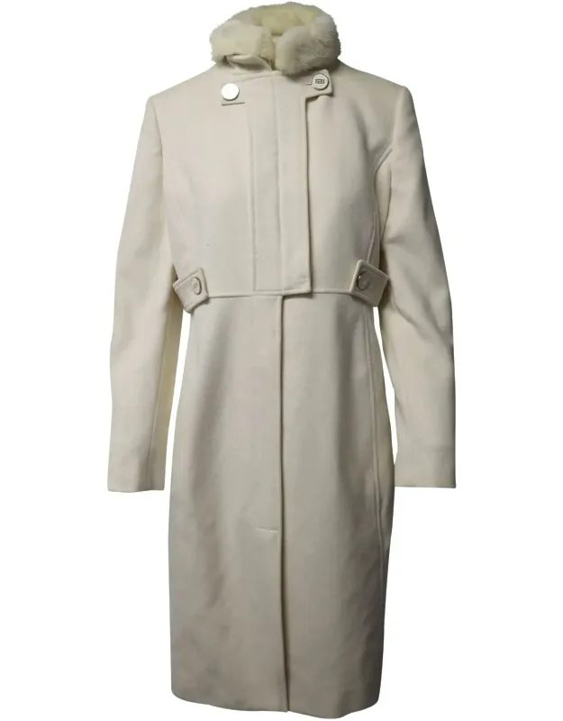 Coat With Fur Collar