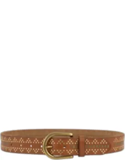 Elora Leather Studded Belt