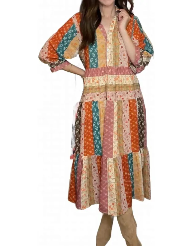 Autumn Brunch Midi Dress