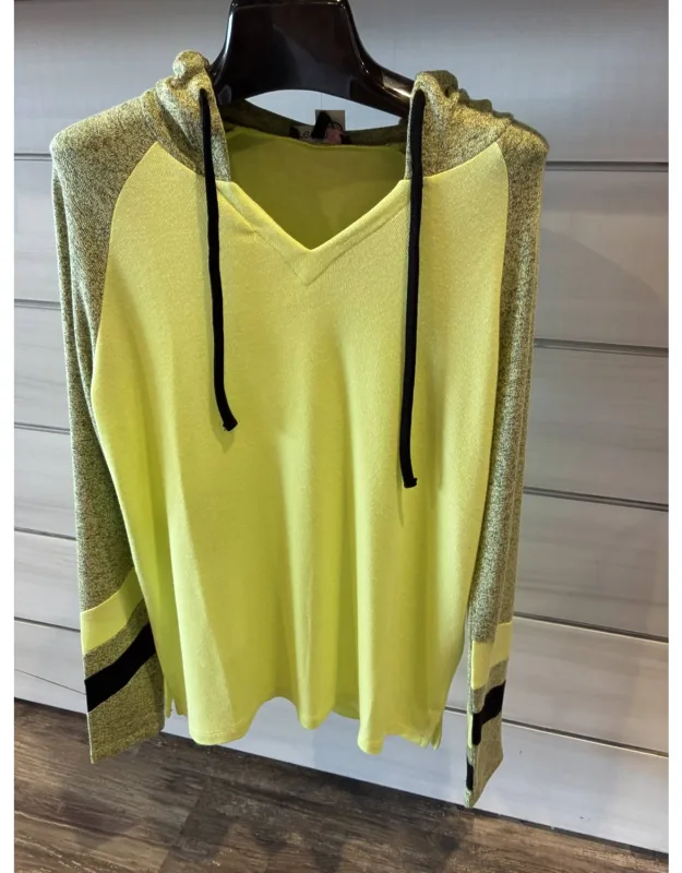 V Neck Hoodie