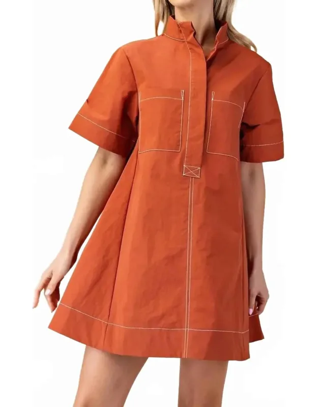 Short Sleeve Mini Dress