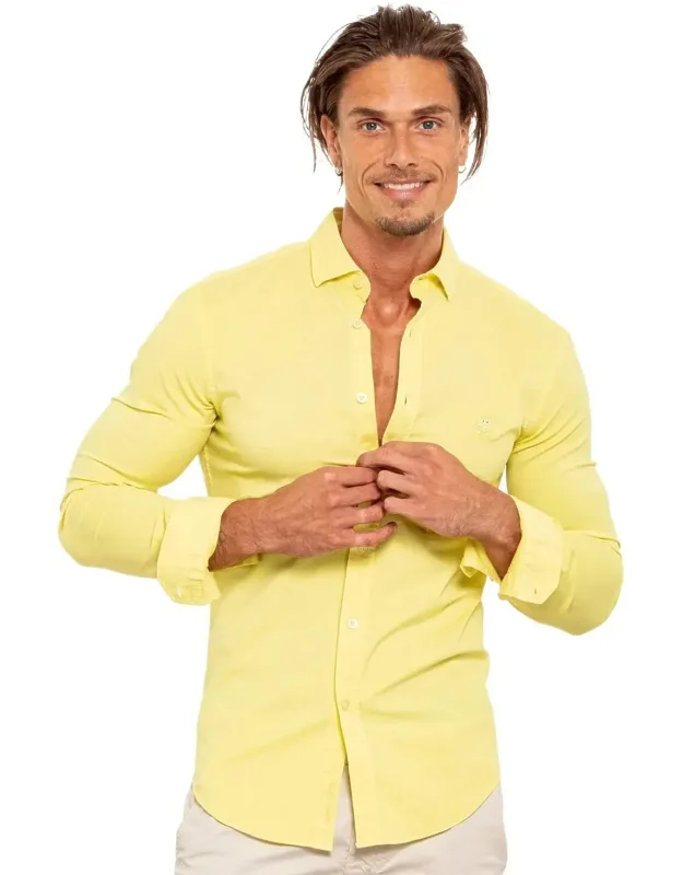 Frog Stretch Button Down Shirt