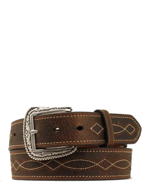 Boot Stitch Leather Western Belt