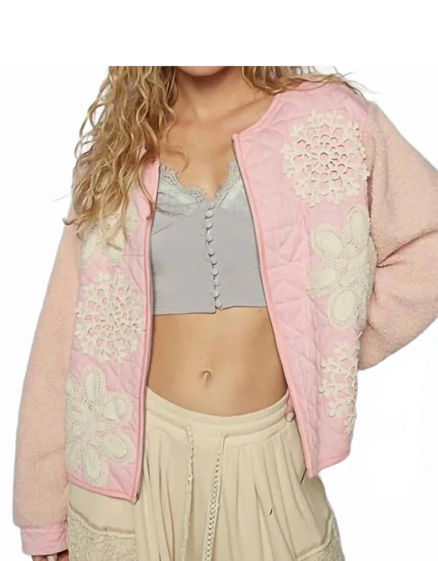Quilted Lightweight Zipper Jacket