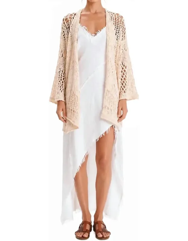 Nature Texture Long-sleeve Cardigan
