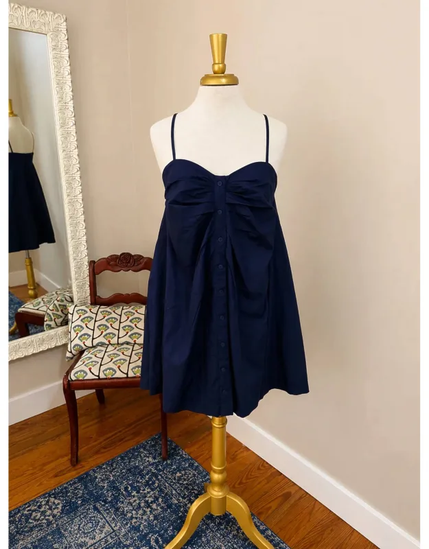 Button Down Mini Dress