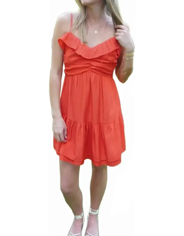 Tiered Ruffle Mini Dress