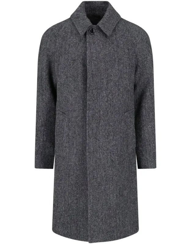 Mid-length Wool Coat