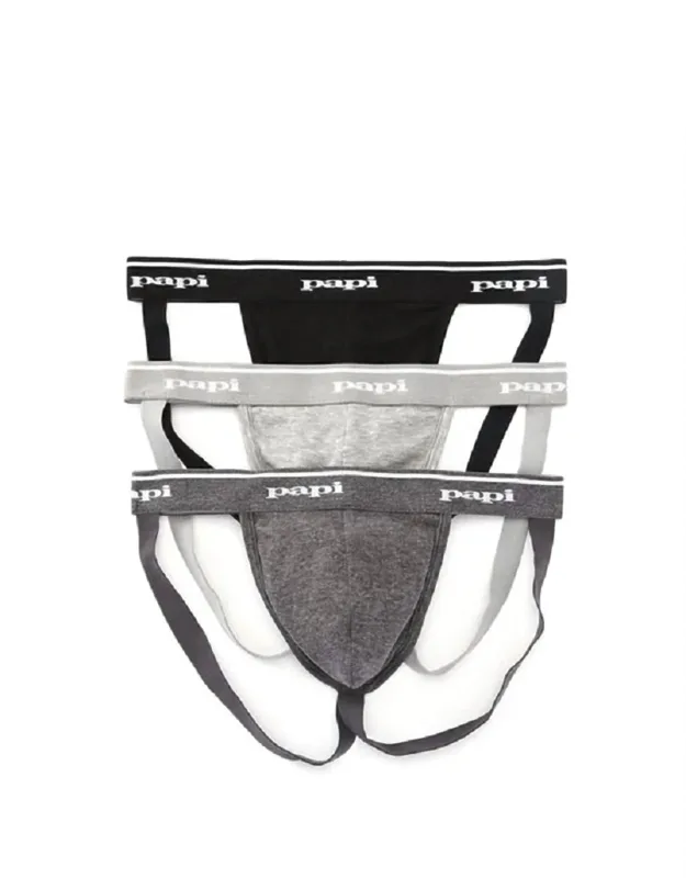 Cotton Jockstrap Briefs - 3 Pack