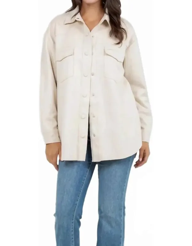 Snappy Suede Jacket