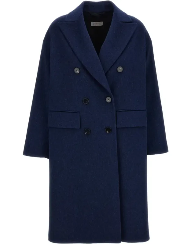 Double-breasted Wool Coat