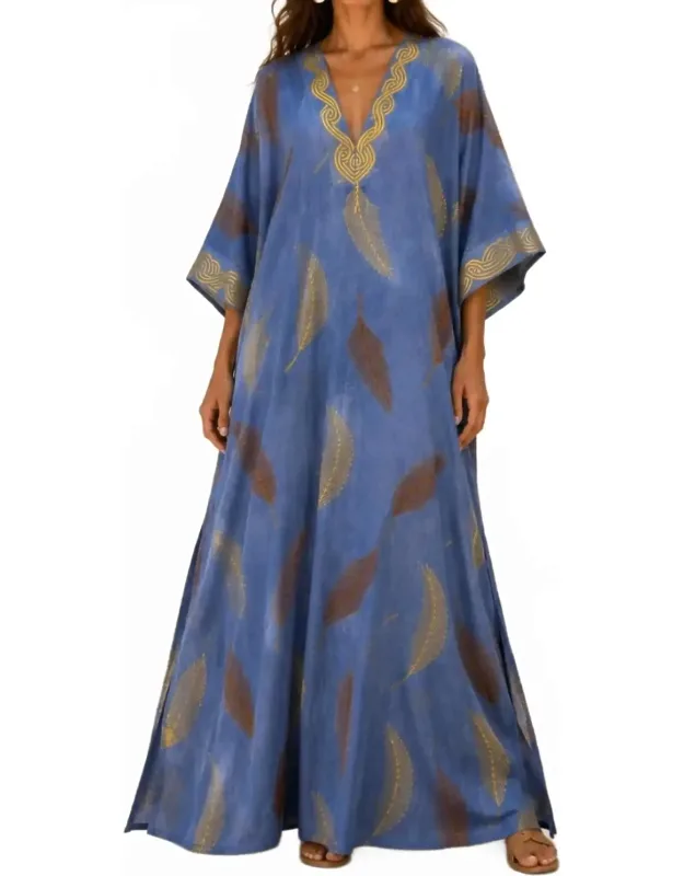Palm Maxi Caftan Dress