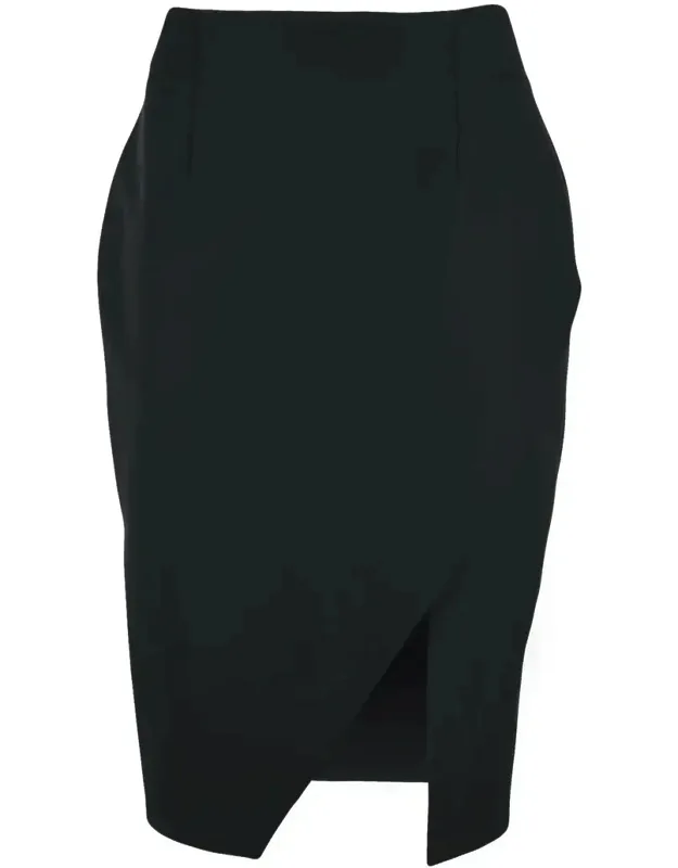 Asymmetrical Pencil Skirt