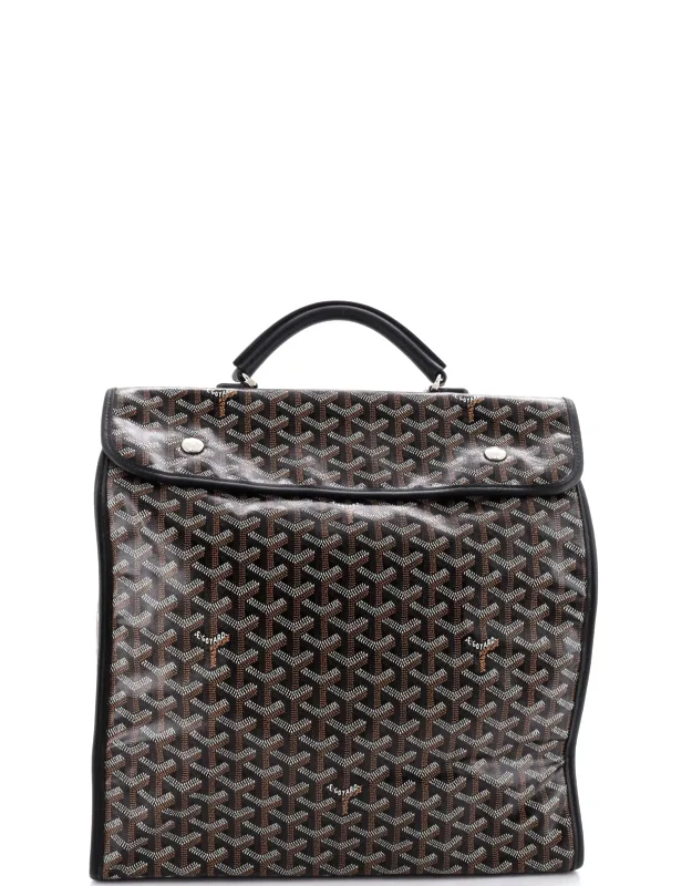 Briefcase Backpack Coated Canvas