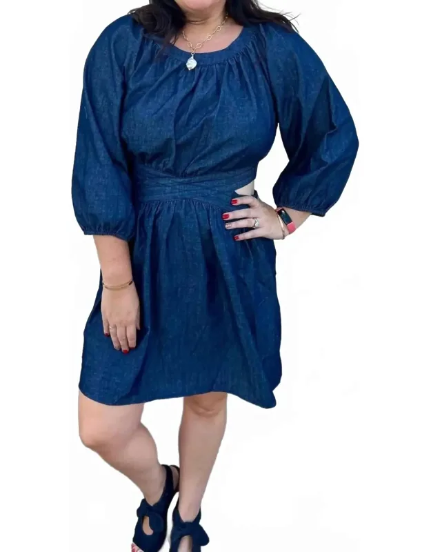 Washed Mini Dress