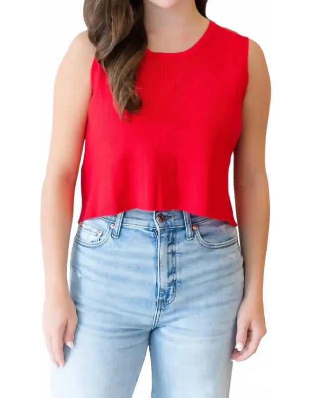 Back Bow Tie Sleeveless Top