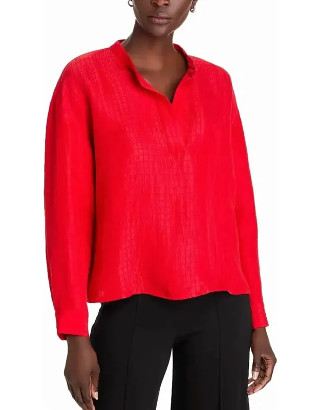Mandarin Collar Top