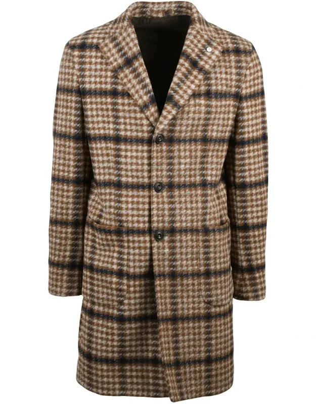 Polyester-blend Coat