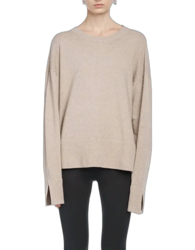 Ribbon Back Crew Sweater