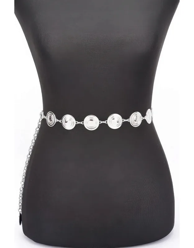 Round Metal Chain Belt