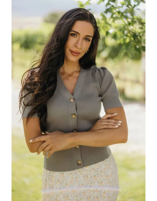 Short Sleeve Cardigan