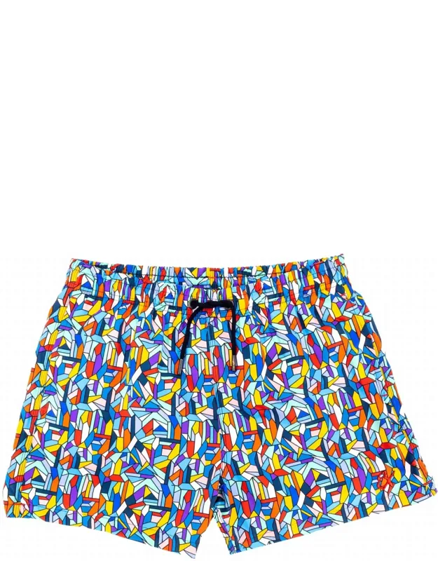 Holy Mosaic Swim Trunks