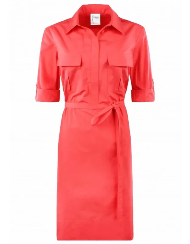 Marty Typewriter Cloth Shirt Dress