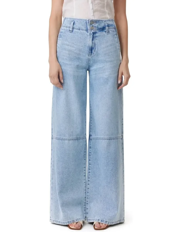 High Waist Wide Leg Trouser Jeans