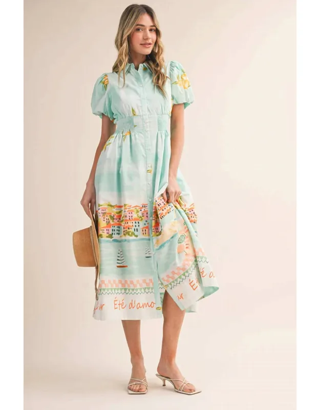 Ete D'amour Midi Dress