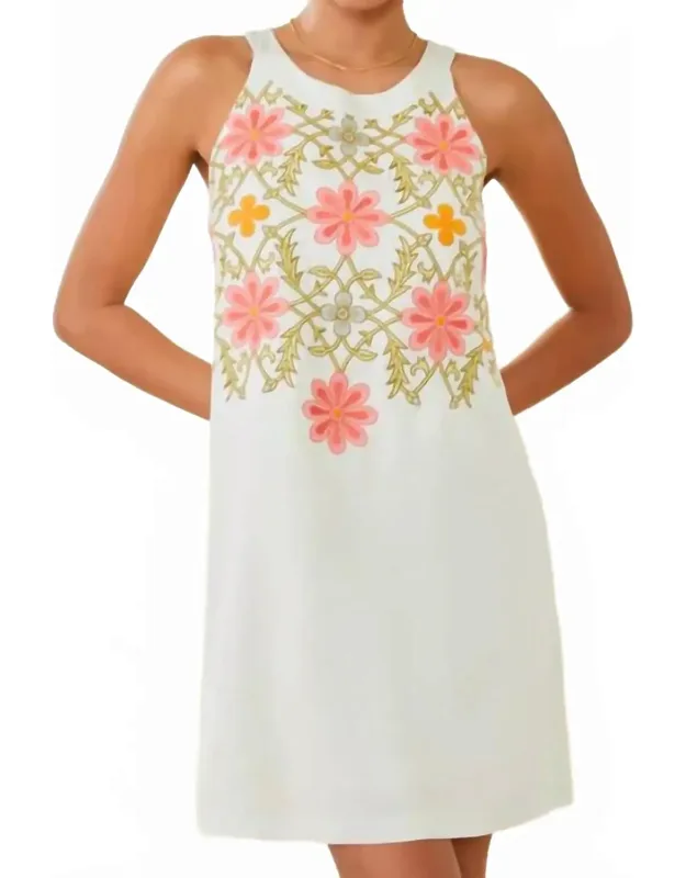 Floral Embroidered Dress