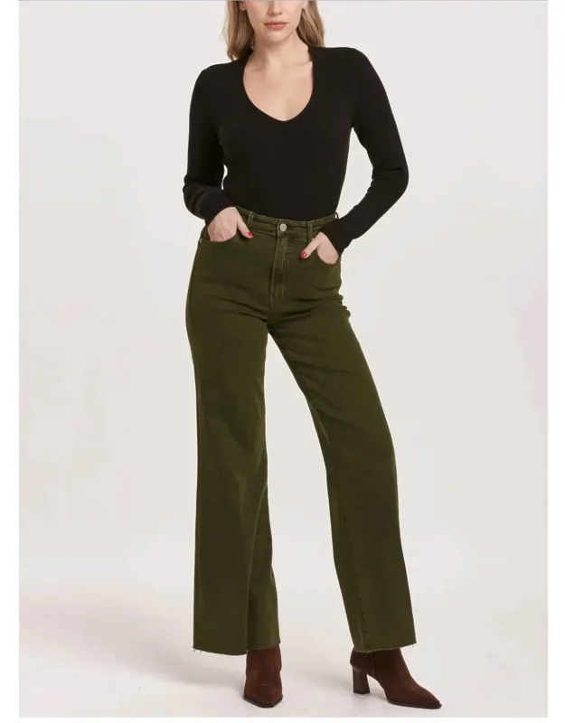 Fione High-rise Wide-leg Jeans