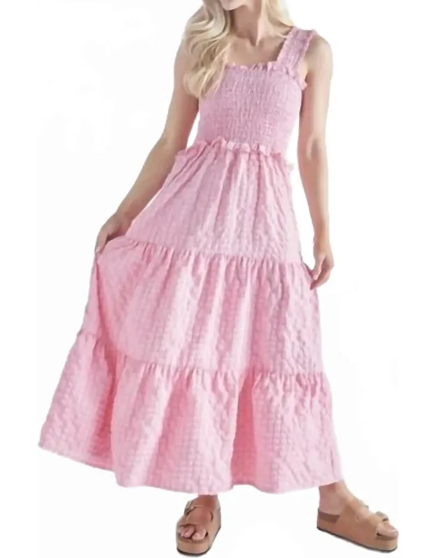 Textured Maxi Dress
