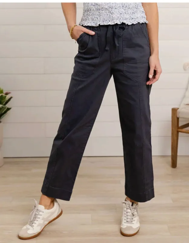 Ultra Skyrise Paper Bag Straight Leg Pants