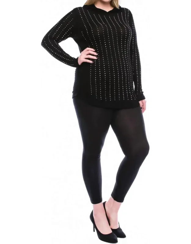 Studded Thermal Hoodie