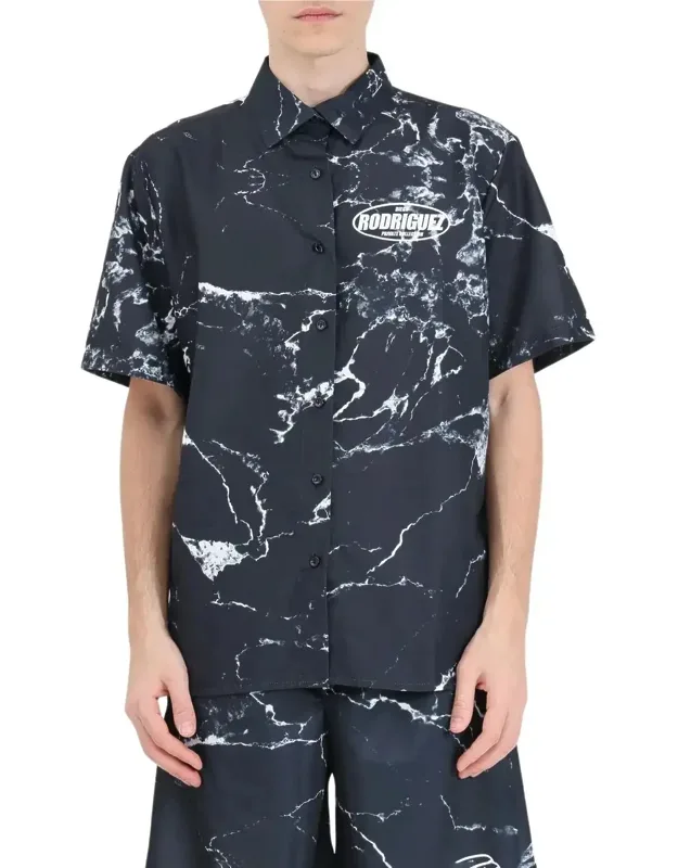 Striped Polyester Shirt