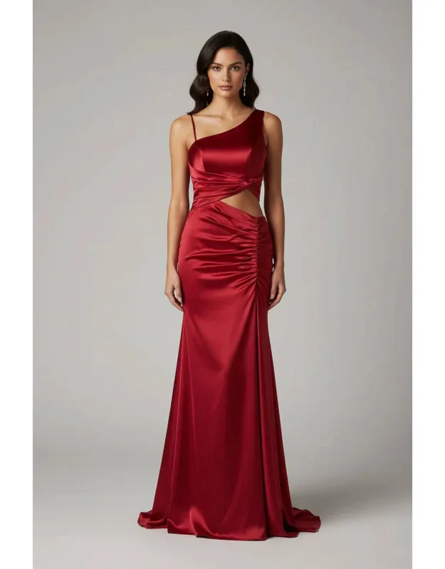 One-shoulder Maxi Dress