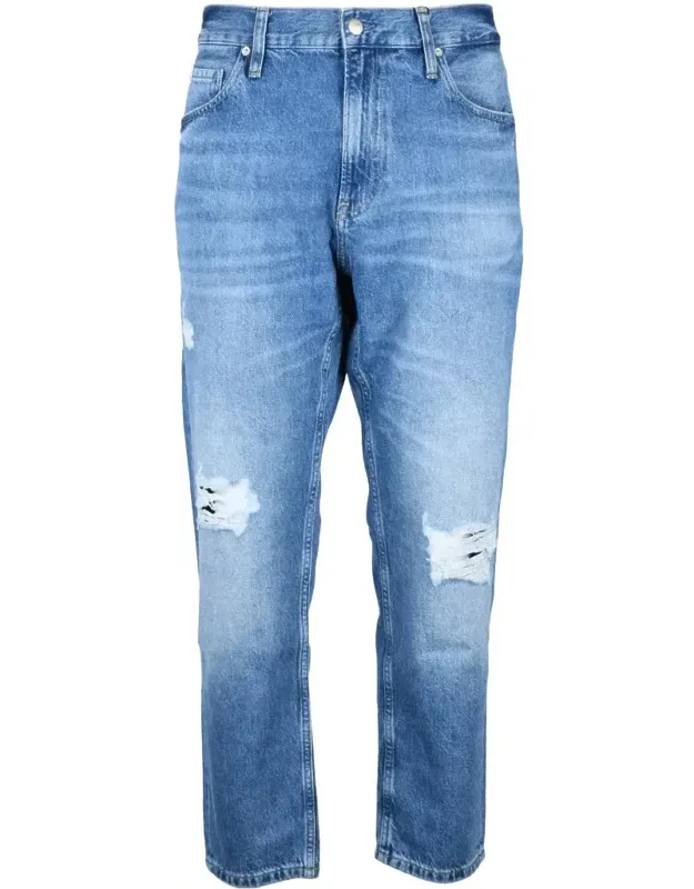 Distressed Dad Jeans