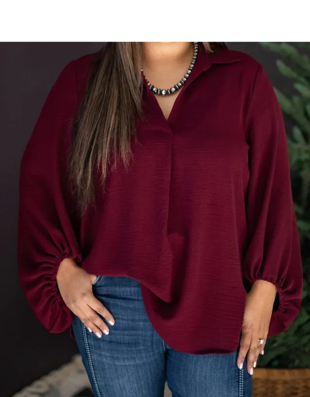 Pop A Collar Top