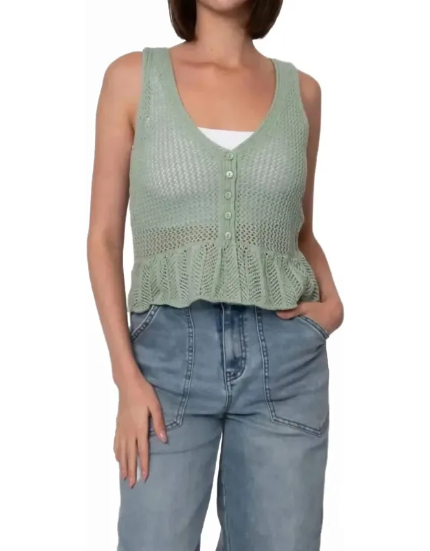 Malena Sleeveless Cardigan