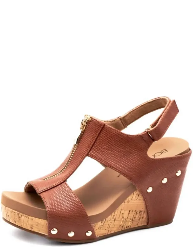 Zip It Good Wedge Sandals