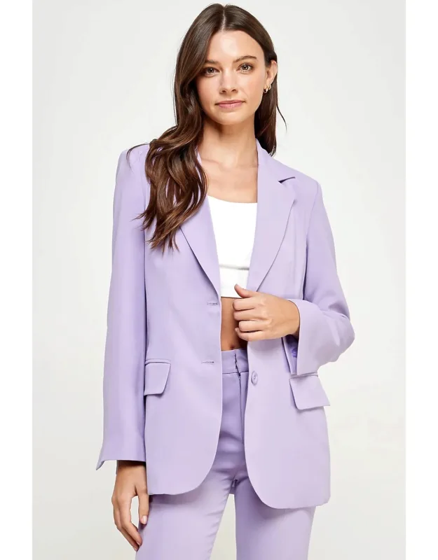 Tailored Long Sleeve Blazer