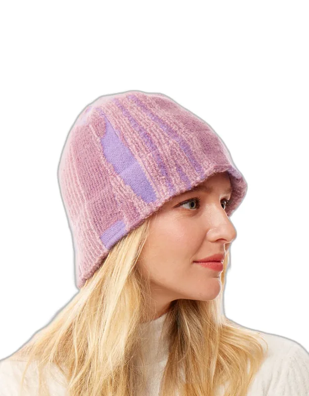 Abstract Patterned Soft Fabric Bucket Hat
